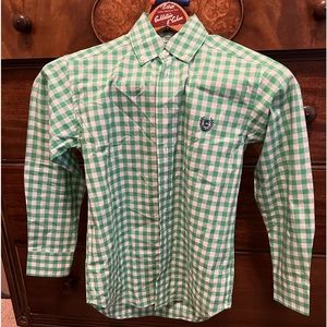 Chap long sleeve gingham cotton Shirt 8